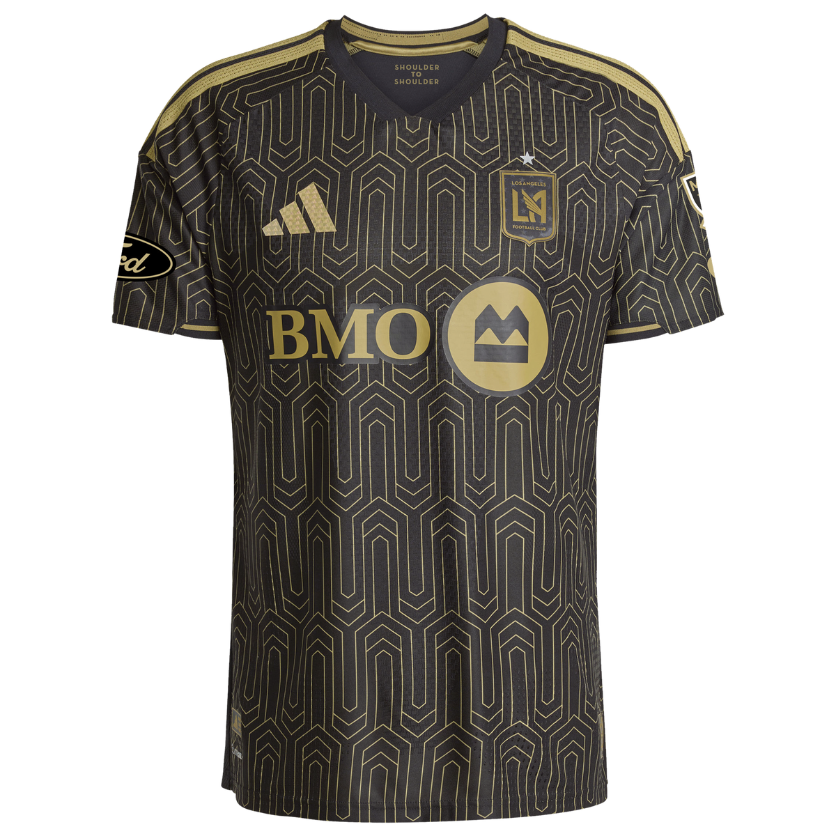 Men's LAFC Aaron Long Black 2026 Primary Kit On-Field Authentic Jersey
