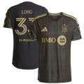 Men's LAFC Aaron Long Black 2026 Primary Kit On-Field Authentic Jersey