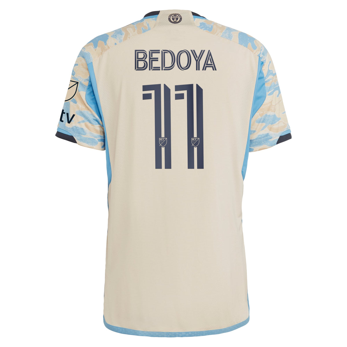 Men's Philadelphia Union Alejandro Bedoya Tan 2023 For Philly Authentic Jersey