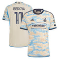 Men's Philadelphia Union Alejandro Bedoya Tan 2023 For Philly Authentic Jersey