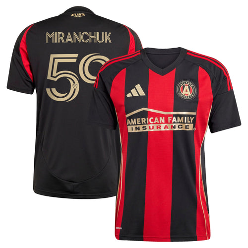 Men's Atlanta United FC Aleksei Miranchuk Black 2025 The Connector Replica Player Jersey