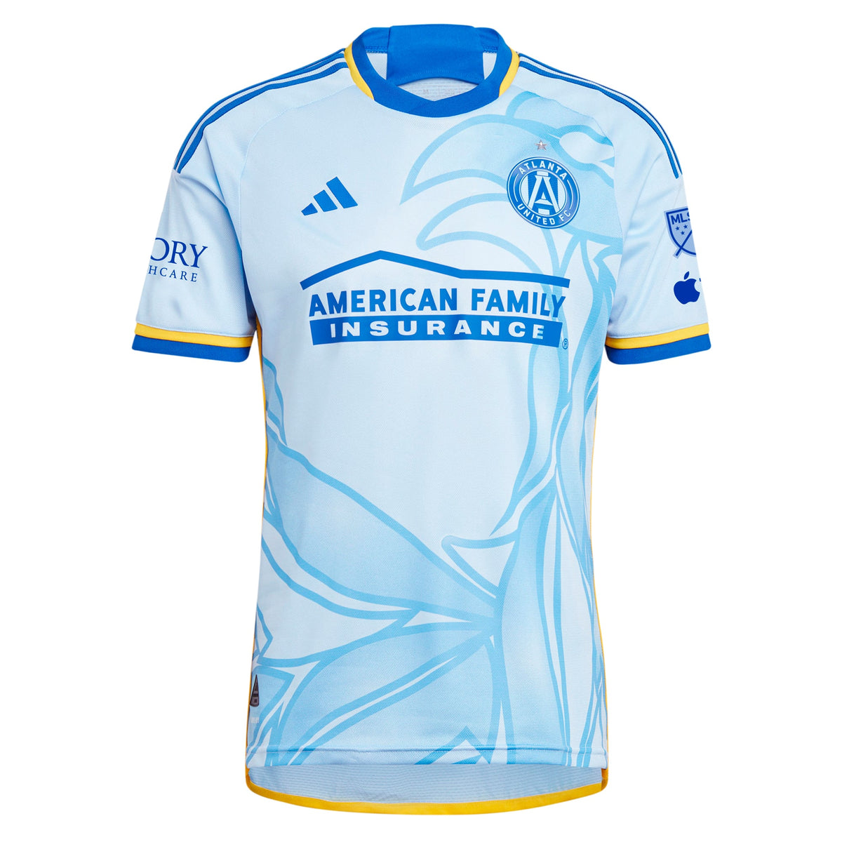 Men's Atlanta United FC Aleksei Miranchuk Light Blue 2024 The Resurgens Kit Authentic Player Jersey