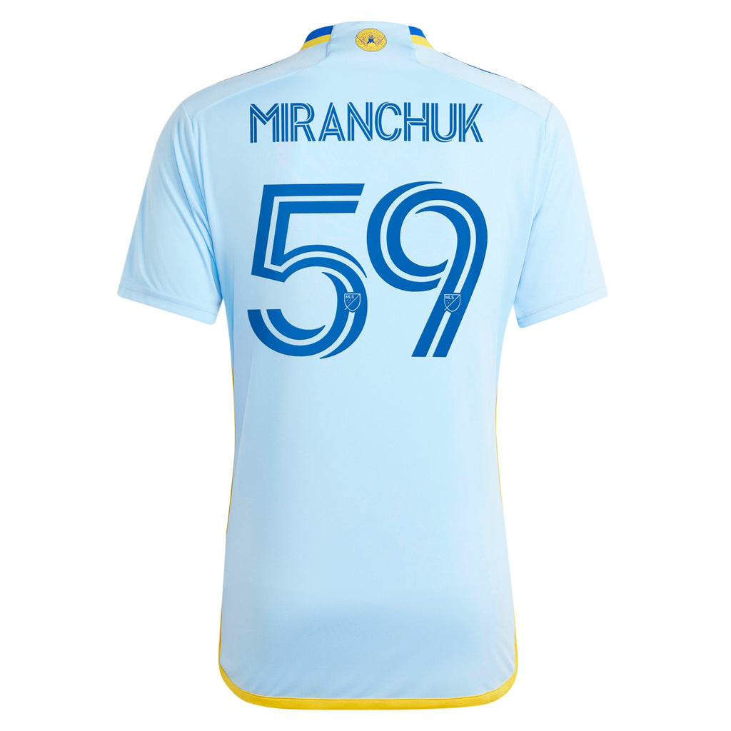 Men's Atlanta United FC Aleksei Miranchuk Light Blue 2024 The Resurgens Kit Replica Player Jersey