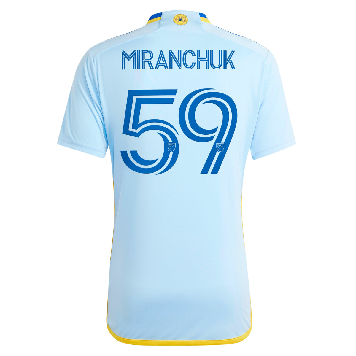 Men's Atlanta United FC Aleksei Miranchuk Light Blue 2024 The Resurgens Kit Replica Player Jersey