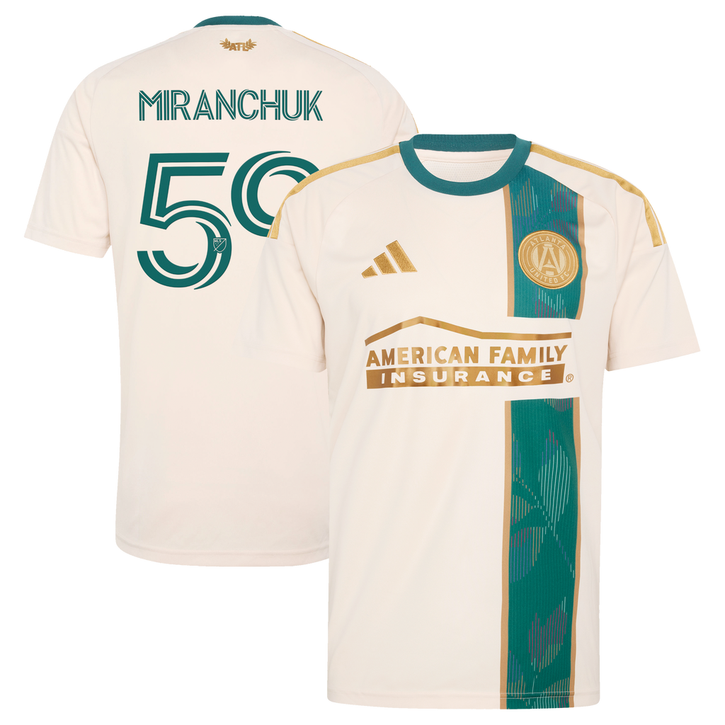 Men's Atlanta United FC Aleksei Miranchuk Tan 2026 Spirit of '96 Replica Jersey