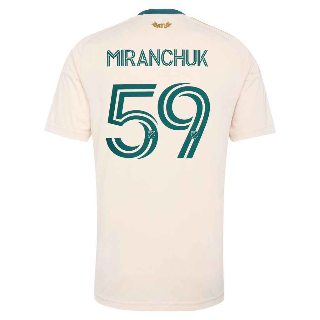 Men's Atlanta United FC Aleksei Miranchuk Tan 2026 Spirit of '96 Replica Jersey