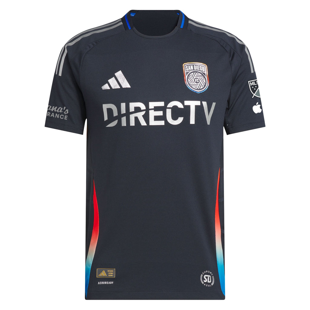 Men's San Diego FC Anders Dreyer Navy 2025 State of Flow On-Field Authentic Jersey