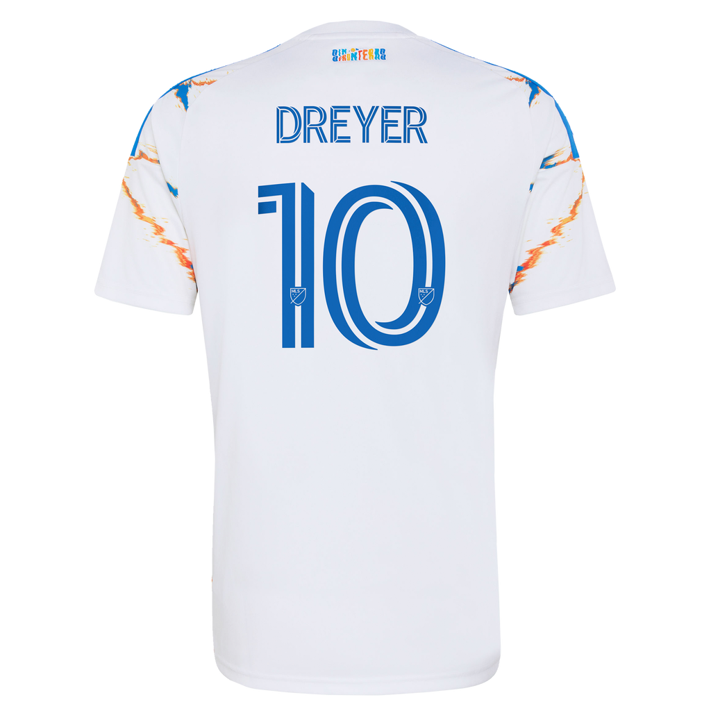Men's San Diego FC Anders Dreyer White 2026 Unprecedented Unity Kit Replica Jersey