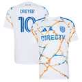 Men's San Diego FC Anders Dreyer White 2026 Unprecedented Unity Kit Replica Jersey