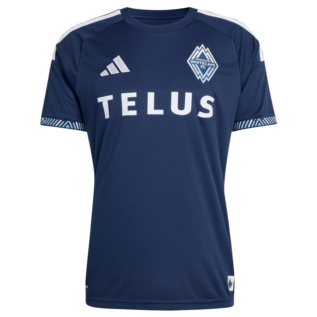Men's Vancouver Whitecaps FC Andrés Cubas Blue 2026 The Coastal Jersey Replica Jersey