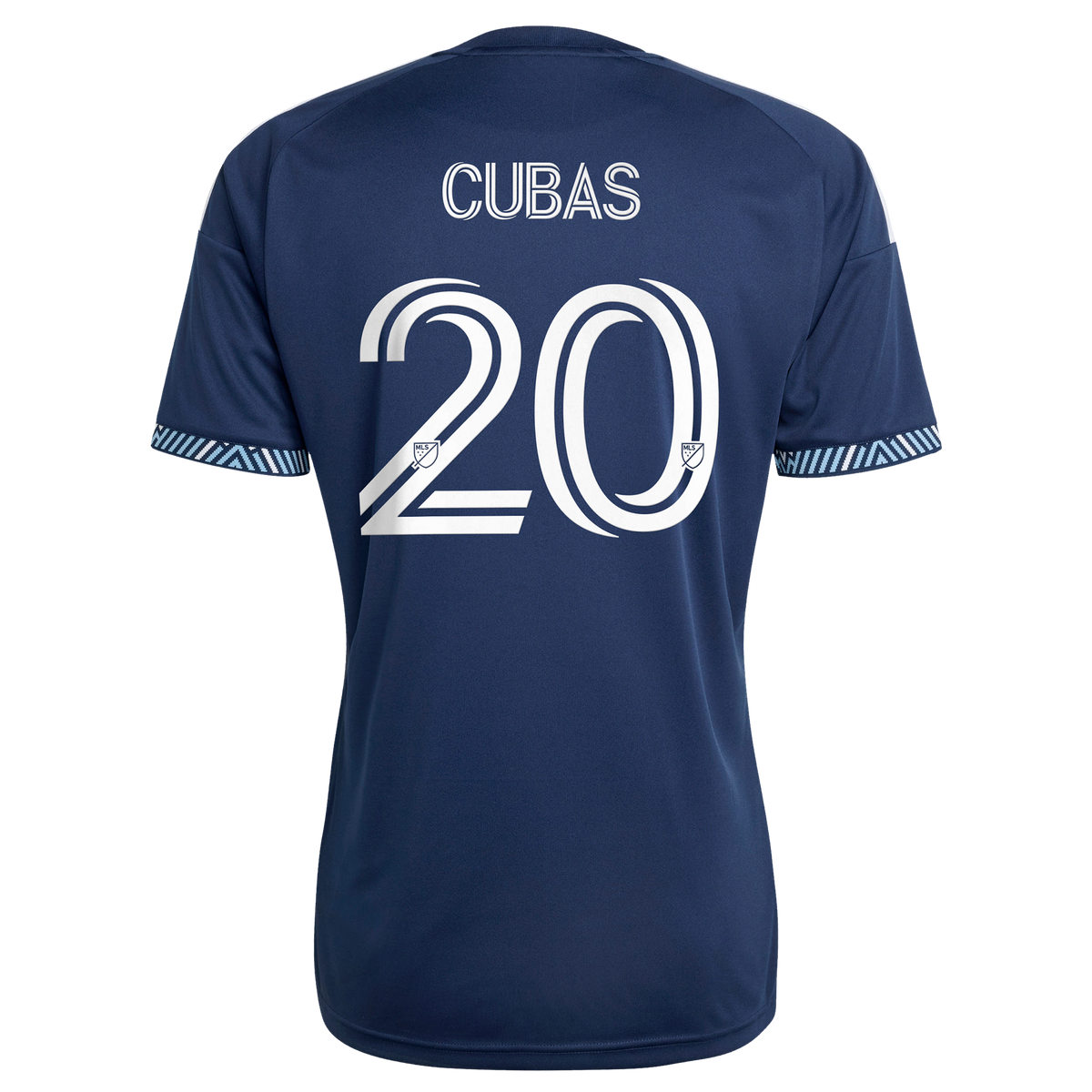 Men's Vancouver Whitecaps FC Andrés Cubas Blue 2026 The Coastal Jersey Replica Jersey