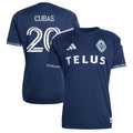 Men's Vancouver Whitecaps FC Andrés Cubas Blue 2026 The Coastal Jersey Replica Jersey