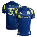 Men's Nashville SC Andy Najar Navy 2025 The Heart of Nashville Kit On-Field Authentic Jersey