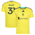 Men's Nashville SC Andy Najar Yellow 2026 The Reverb Kit Replica Jersey