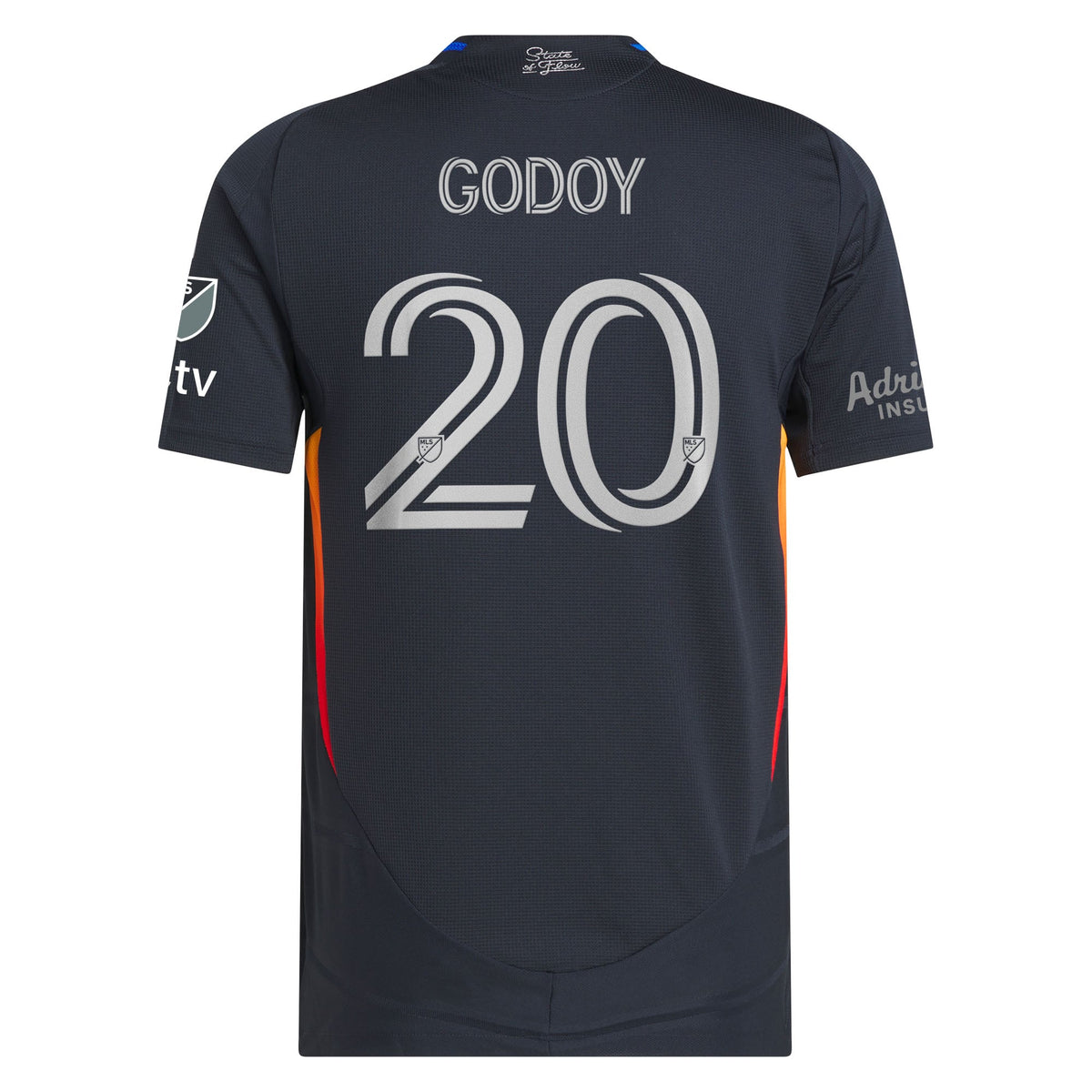 Men's San Diego FC Anibal Godoy Navy 2025 State of Flow On-Field Authentic Jersey