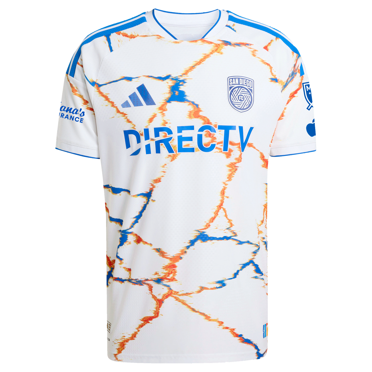 Men's San Diego FC Anibal Godoy White 2026 Unprecedented Unity Kit On-Field Authentic Patch Jersey