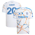 Men's San Diego FC Anibal Godoy White 2026 Unprecedented Unity Kit On-Field Authentic Patch Jersey