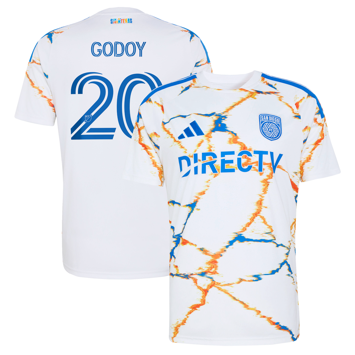 Men's San Diego FC Anibal Godoy White 2026 Unprecedented Unity Kit Replica Jersey