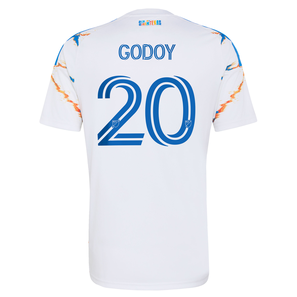 Men's San Diego FC Anibal Godoy White 2026 Unprecedented Unity Kit Replica Jersey