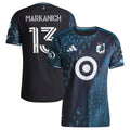 Men's Minnesota United FC Anthony Markanich Black 2026 The Decade Kit On-Field Authentic Patch Jersey