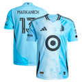 Men's Minnesota United FC Anthony Markanich Blue 2025 CONVERGENCE On-Field Authentic Jersey