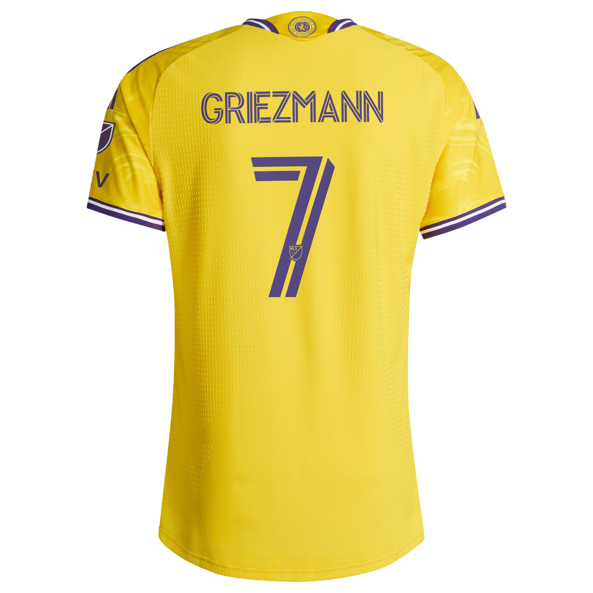 Men's Orlando City SC Antoine Griezmann Yellow 2026 Sunken Treasure Kit On-Field Authentic Jersey