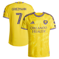 Men's Orlando City SC Antoine Griezmann Yellow 2026 Sunken Treasure Kit On-Field Authentic Jersey