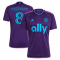 Men's Charlotte FC Ashley Westwood Purple 2023 Crown Jewel Kit Replica Jersey