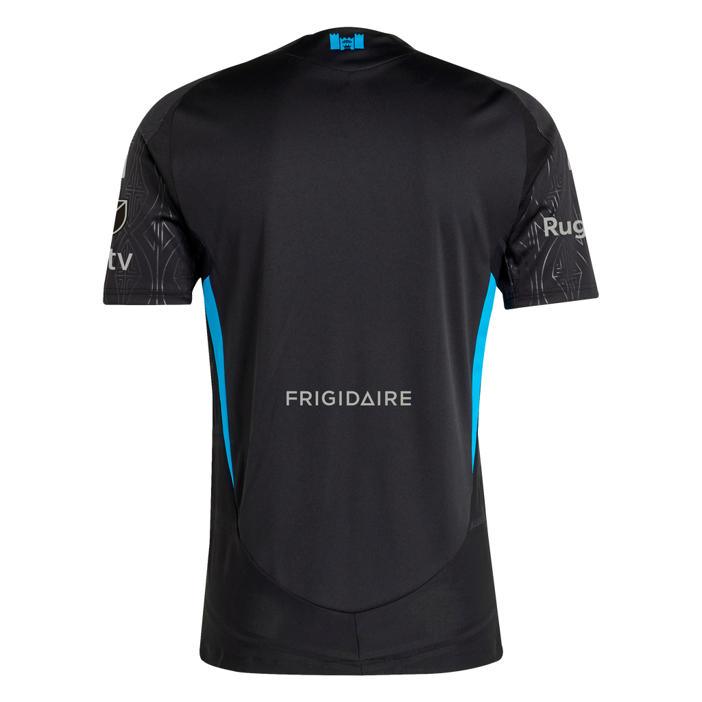 Men's Charlotte FC Black 2025 Fortress Kit Authentic Jersey