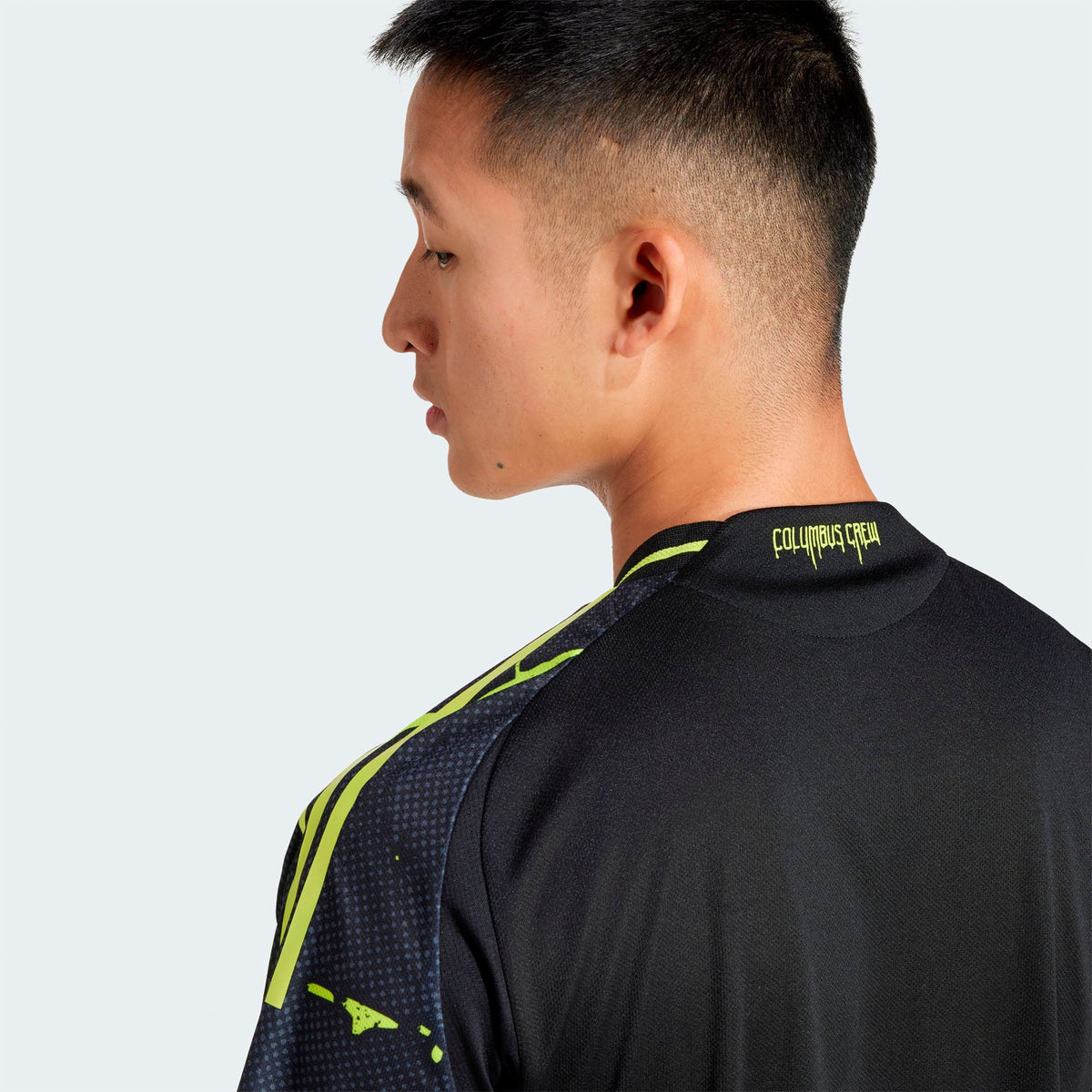 Men's Columbus Crew Black 2025 The Goosebumps Kit Authentic Jersey