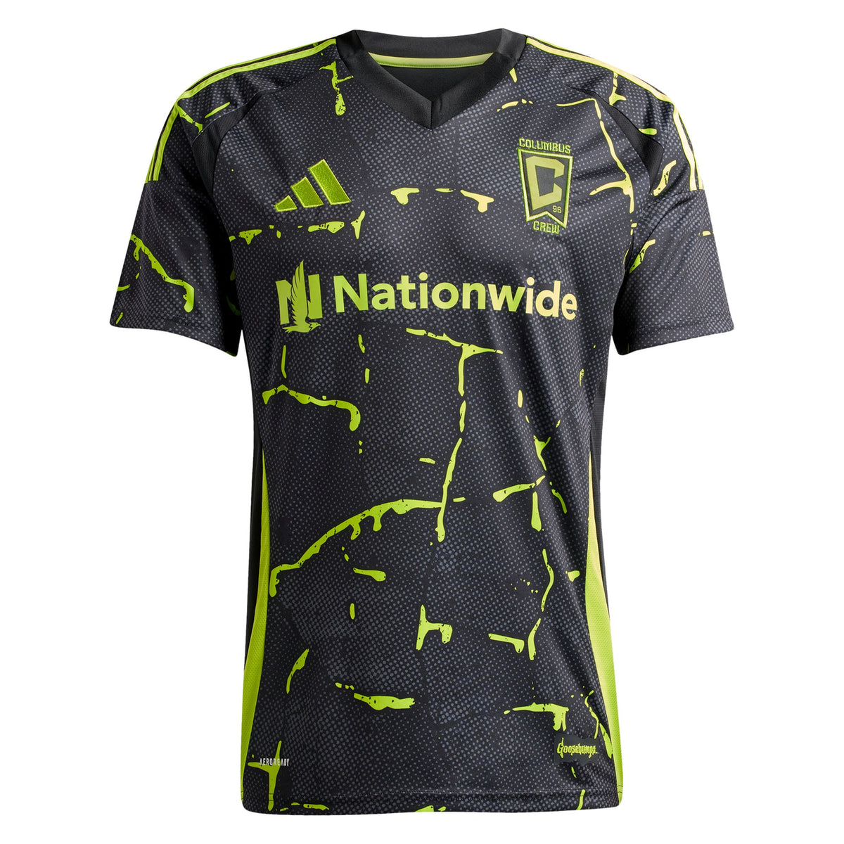 Men's Columbus Crew Black 2025 The Goosebumps Kit Replica Jersey