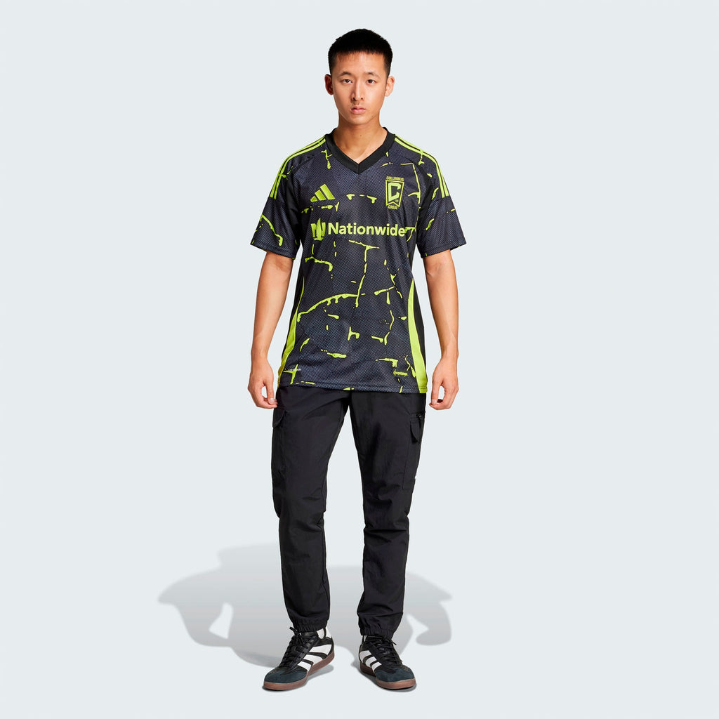 Men's Columbus Crew Black 2025 The Goosebumps Kit Replica Jersey