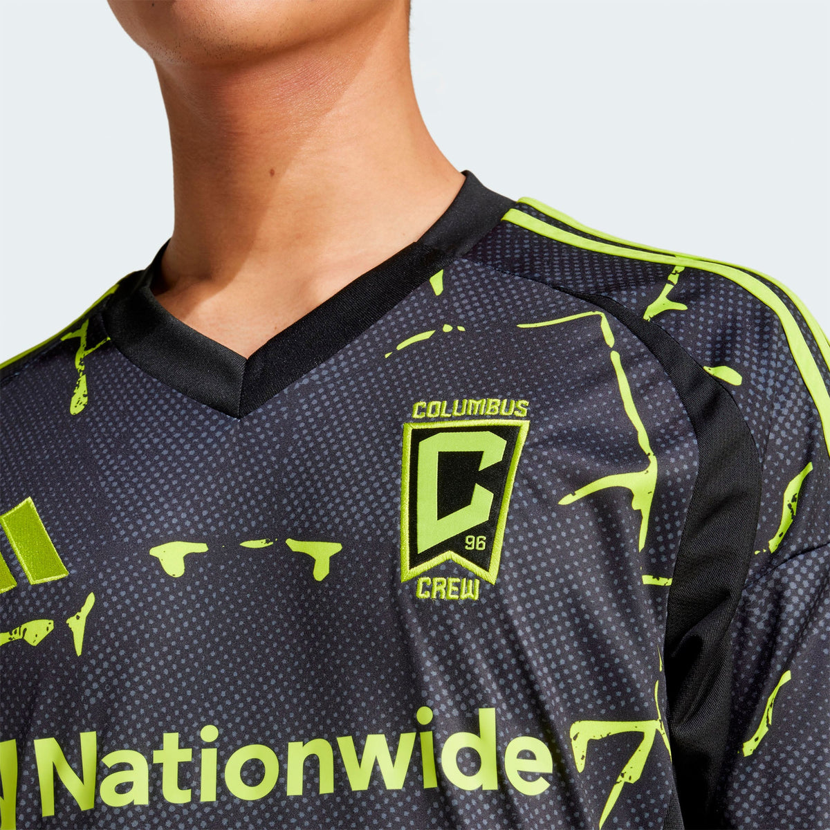 Men's Columbus Crew Black 2025 The Goosebumps Kit Replica Jersey