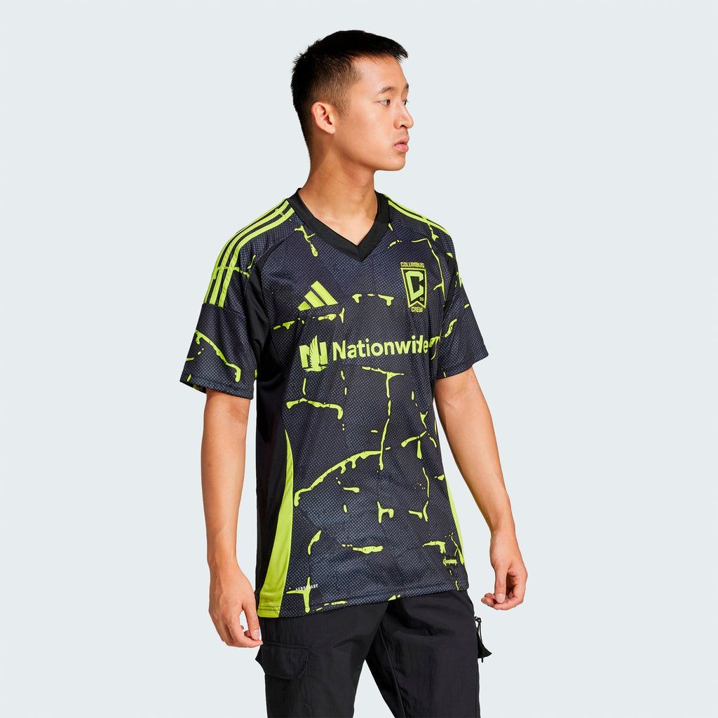 Men's Columbus Crew Black 2025 The Goosebumps Kit Replica Jersey