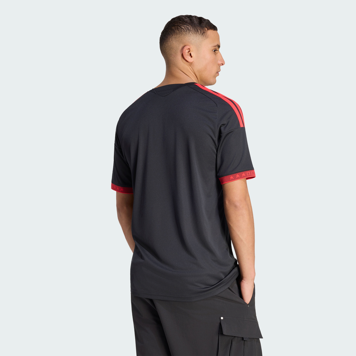 Men's D.C. United Black 2026 Black-and-Red Kit Replica Jersey