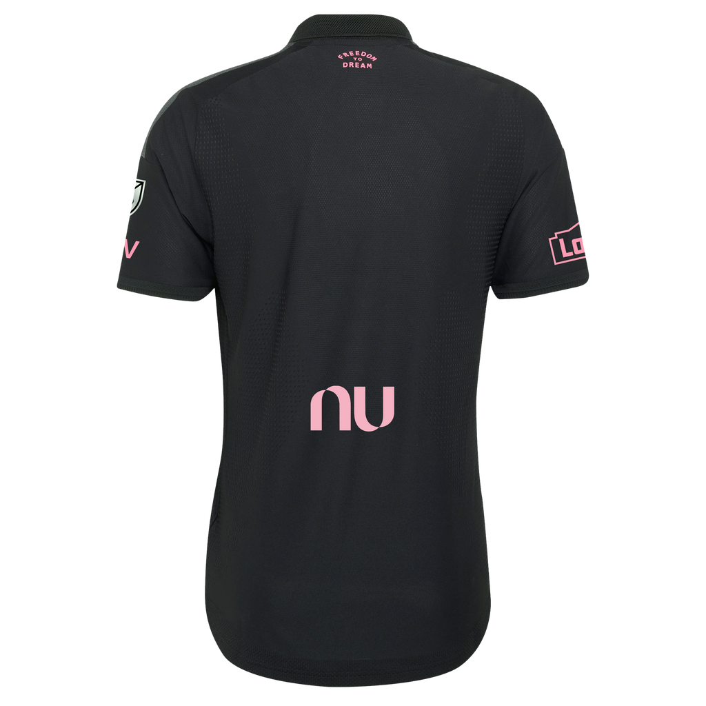 Men's Inter Miami CF Black 2026 Presagio On-Field Authentic Patch Jersey