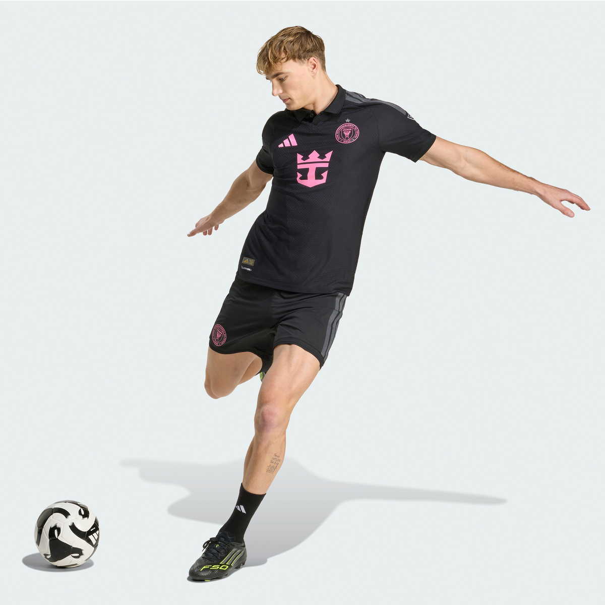 Men's Inter Miami CF Black 2026 Presagio On-Field Authentic Patch Jersey