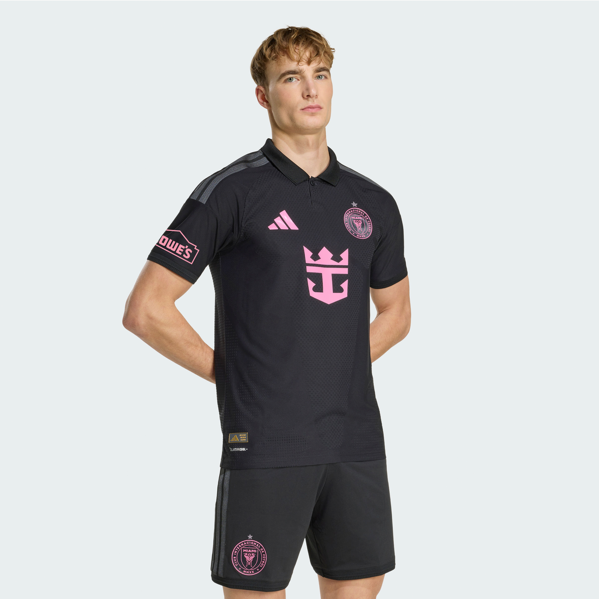 Men's Inter Miami CF Black 2026 Presagio On-Field Authentic Patch Jersey