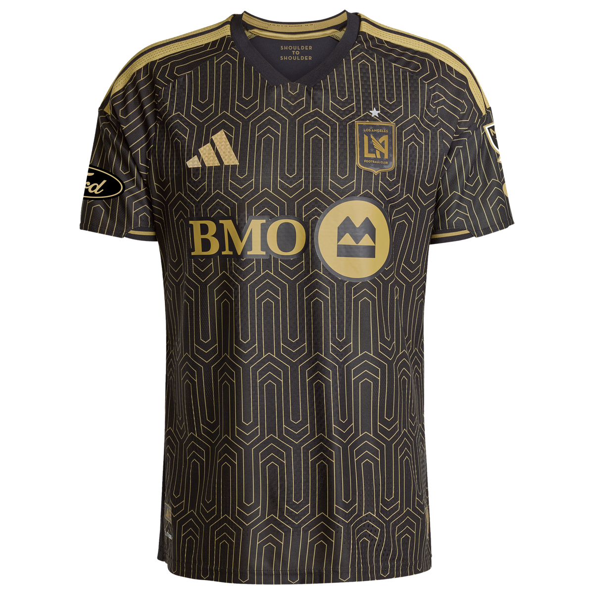 Men's LAFC Black 2026 2026 Primary Kit On-Field Authentic Patch Jersey