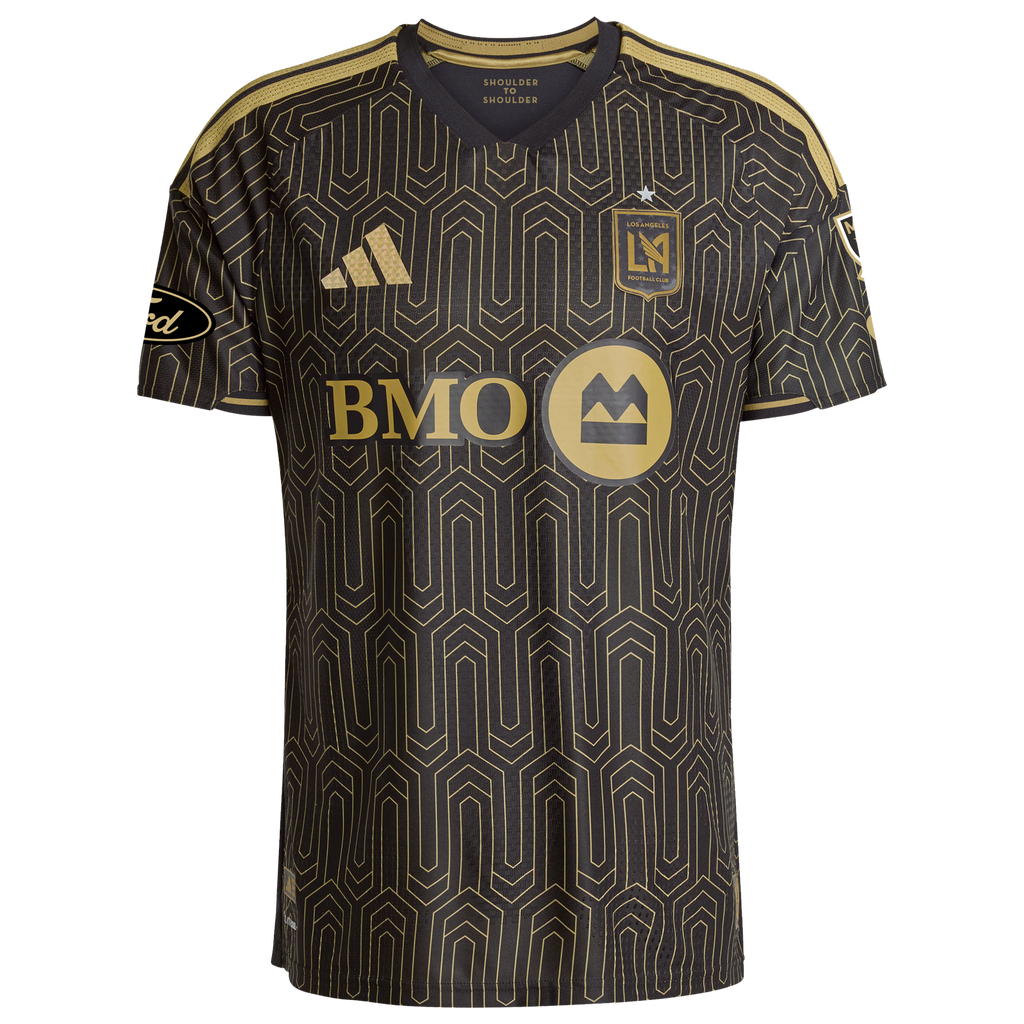 Men's LAFC Black 2026 Primary Kit On-Field Authentic Patch Jersey
