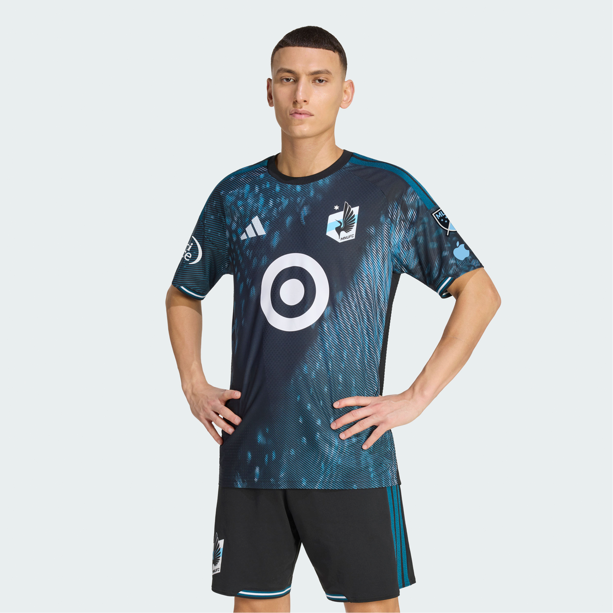 Men's Minnesota United FC Black 2026 The Decade Kit On-Field Authentic Patch Jersey