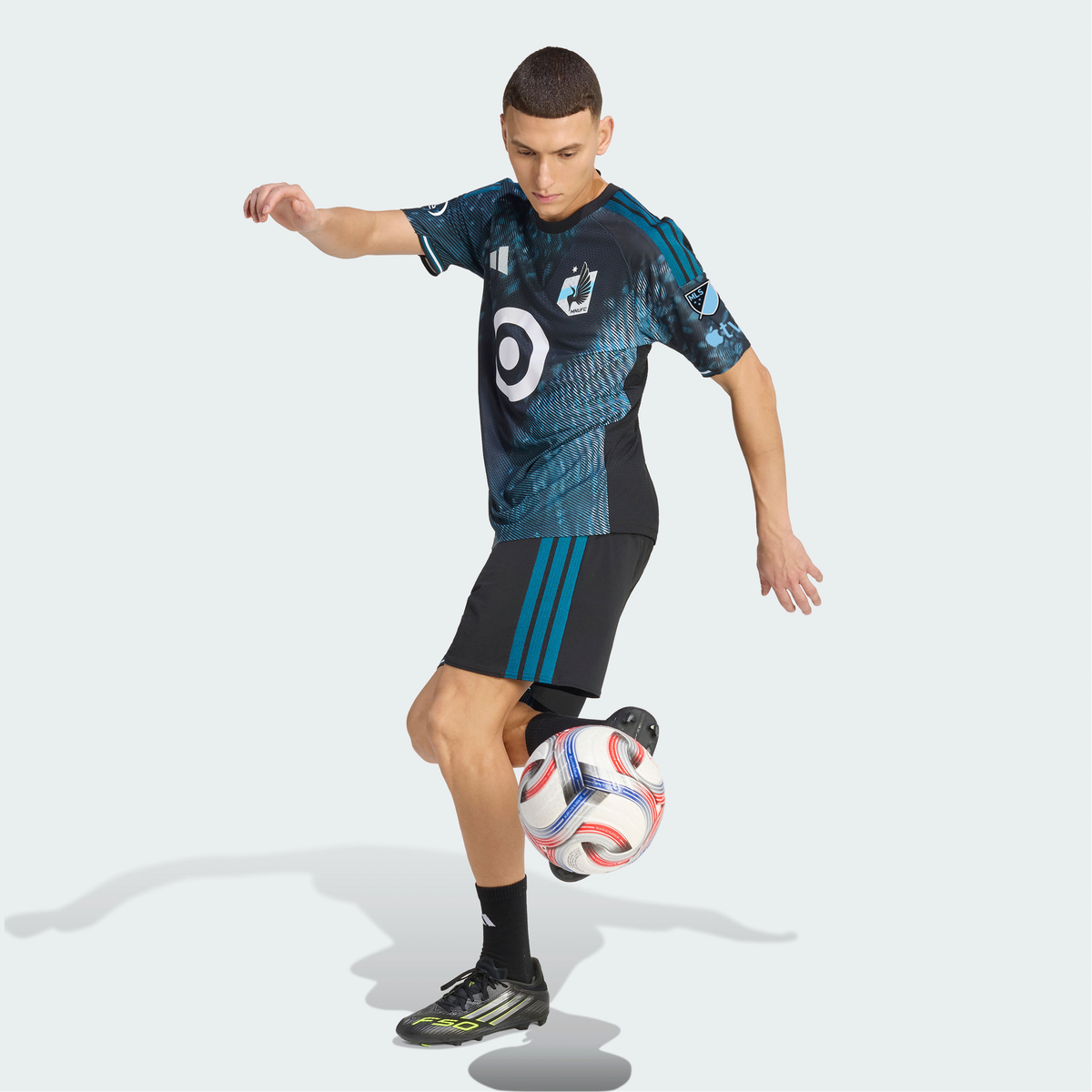Men's Minnesota United FC Black 2026 The Decade Kit On-Field Authentic Patch Jersey