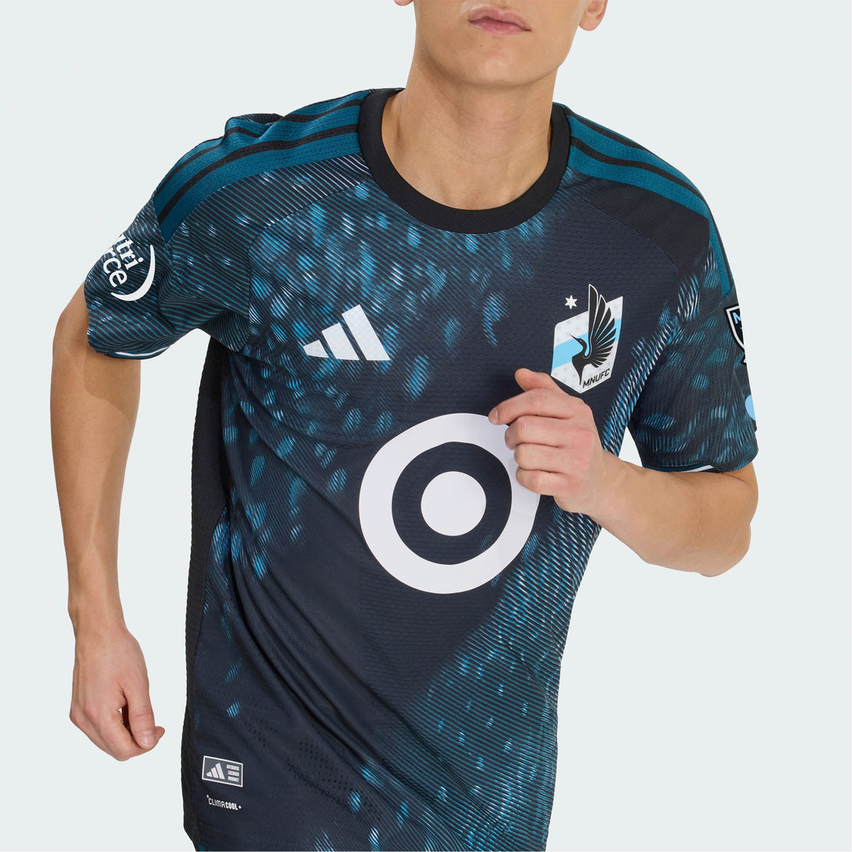 Men's Minnesota United FC Black 2026 The Decade Kit On-Field Authentic Patch Jersey