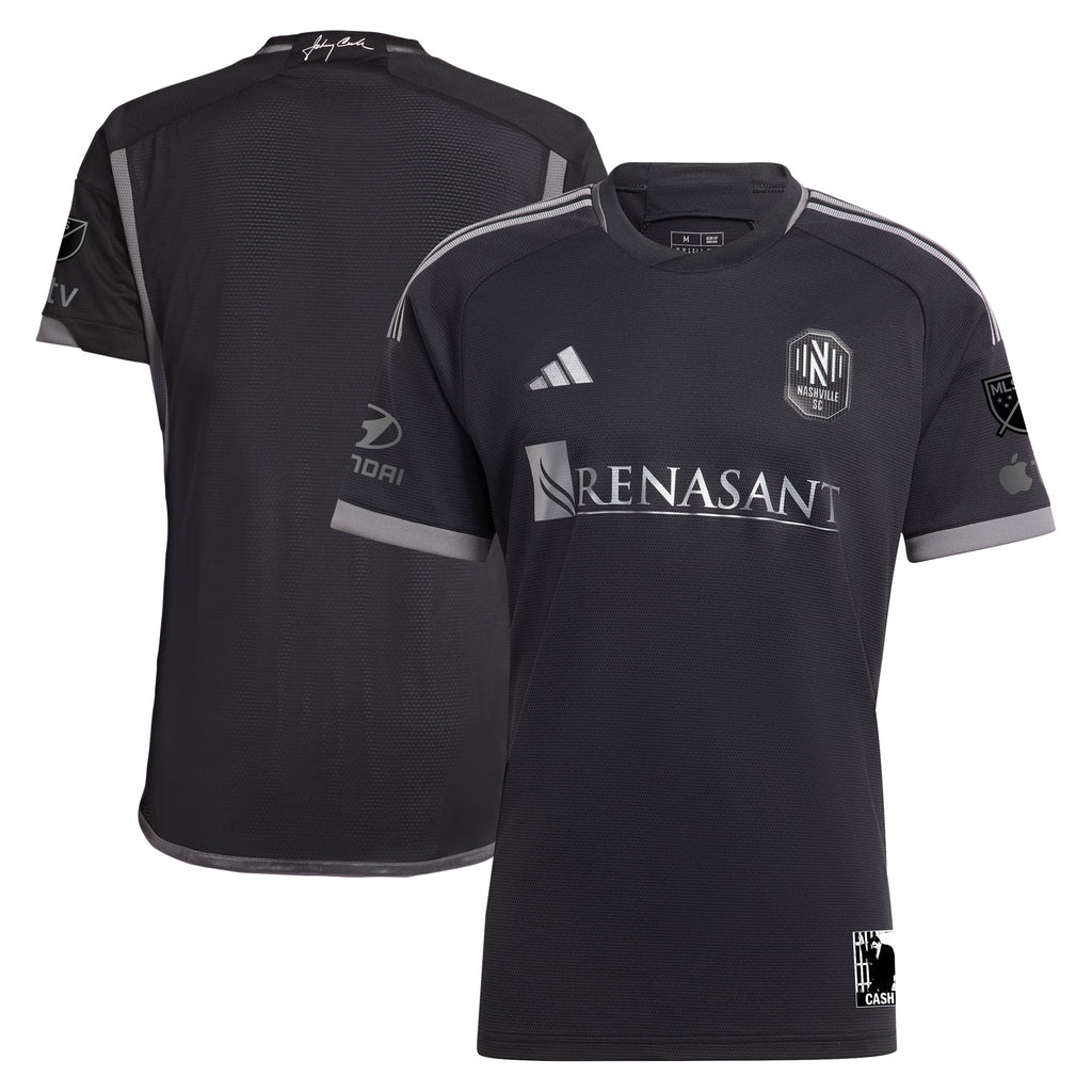 Men's Nashville SC Black 2023 Man In Black Kit Authentic Jersey