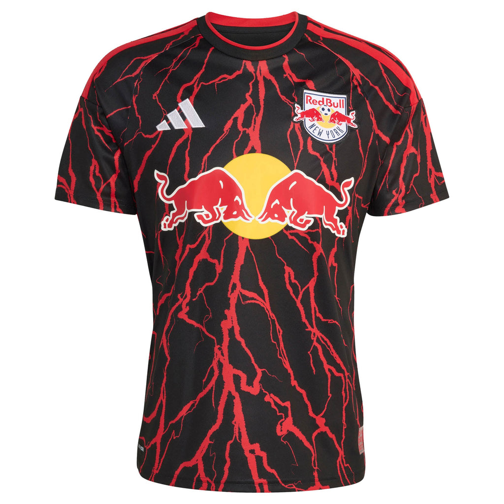 Men's New York Red Bulls Black 2026 The Rooted Kit Replica Jersey