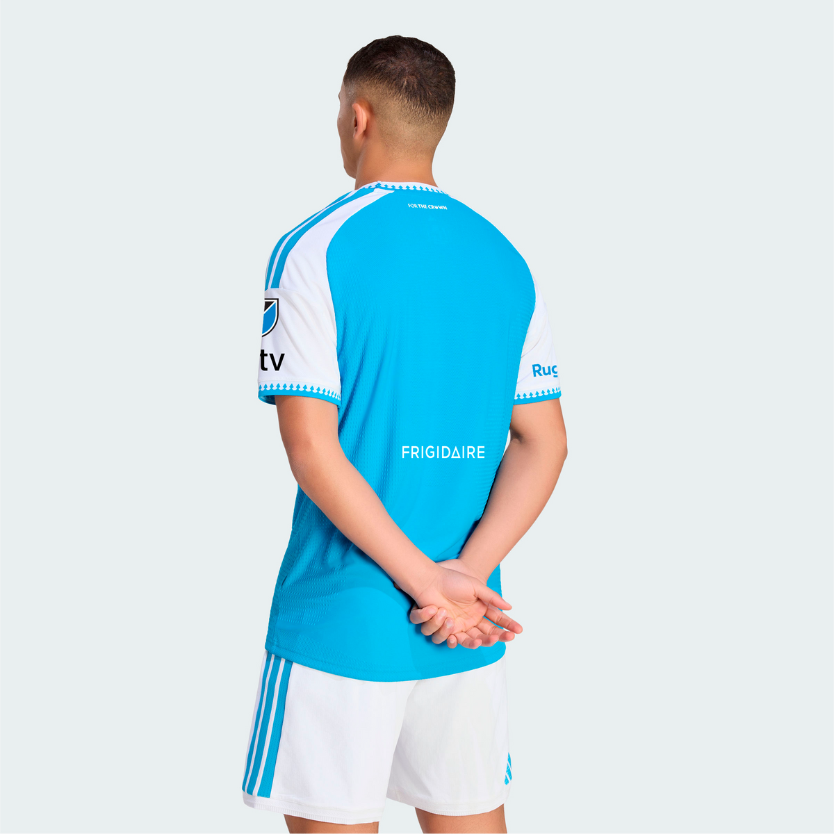 Men's Charlotte FC Blue 2026 Carolina Kit: Crowns Up On-Field Authentic Patch Jersey