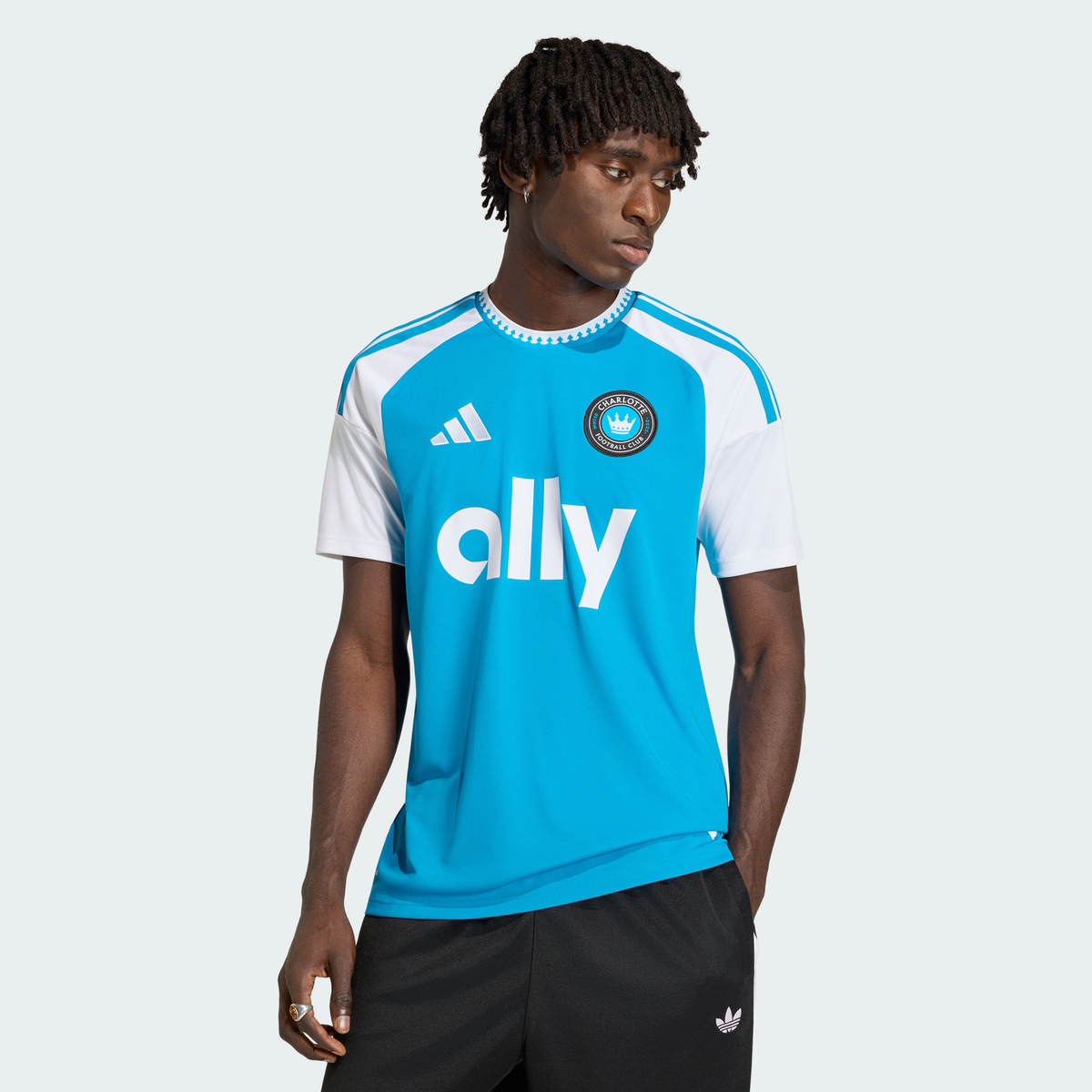 Men's Charlotte FC Blue 2026 Carolina Kit: Crowns Up Replica Jersey