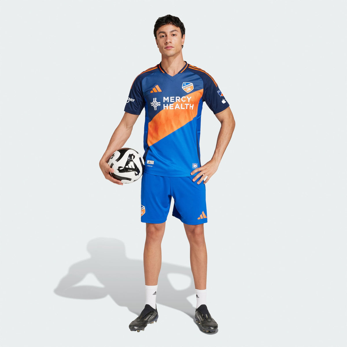 Men's FC Cincinnati Blue 2025 Orange and Blue Legacy Kit Authentic Jersey