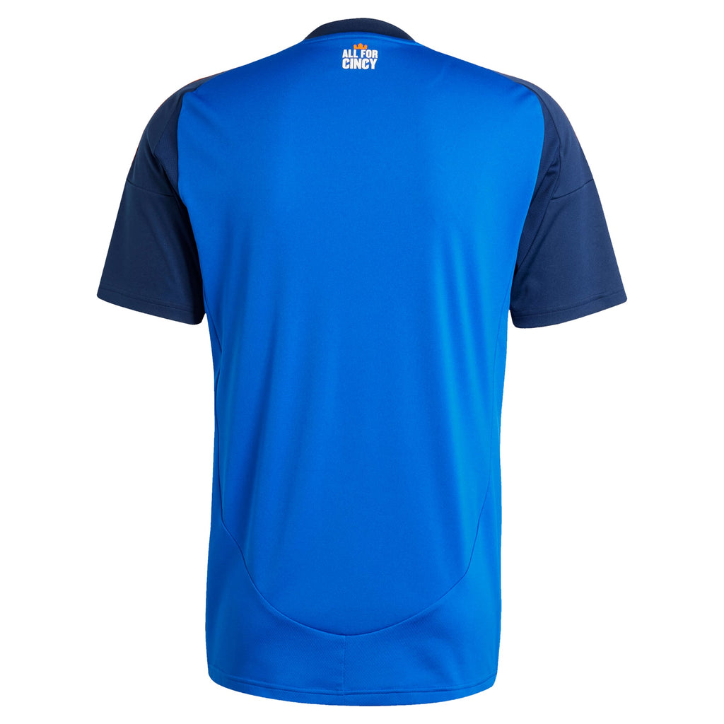 Men's FC Cincinnati Blue 2025 Orange and Blue Legacy Kit Replica Jersey