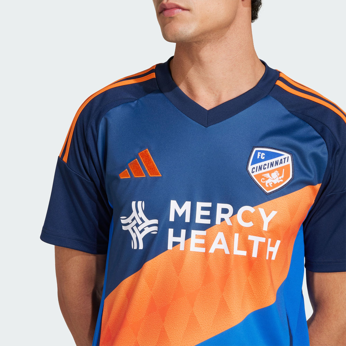 Men's FC Cincinnati Blue 2025 Orange and Blue Legacy Kit Replica Jersey